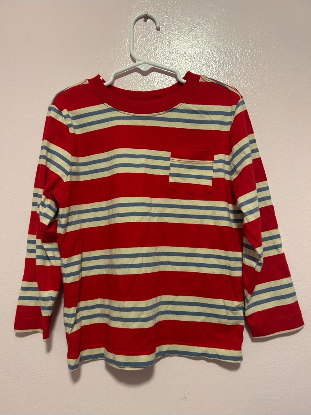 Hanna Andersson Relaxed Fit Seasonal Stripe Tee Sz 100 or 4
